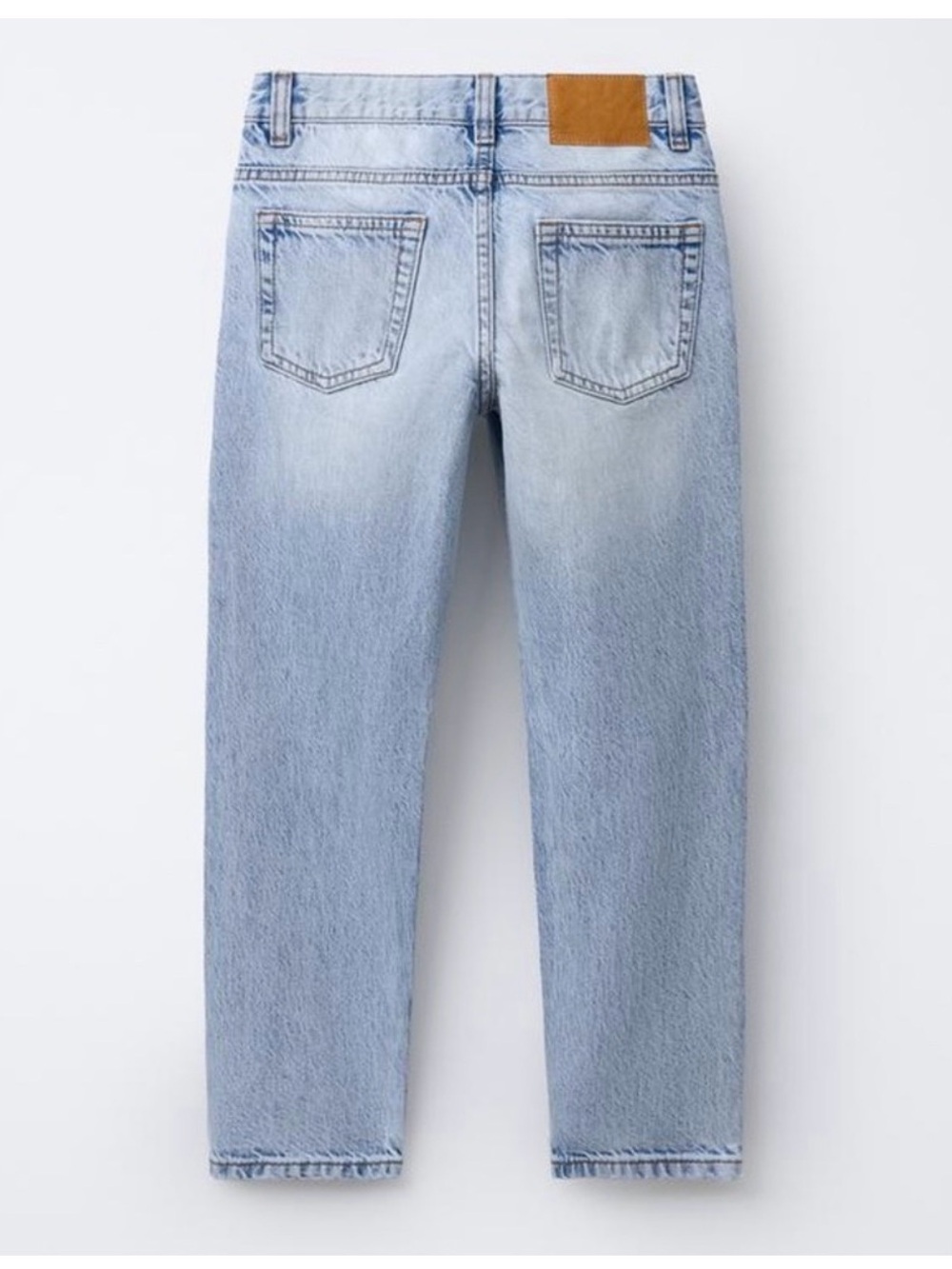 Zara Z1975 Light Wash Straight Leg Jeans Size 4 - Picture 3 of 12